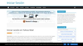 
                            10. Iniciar sesión en Yahoo Mail - Entrar a mi correo electrónico
