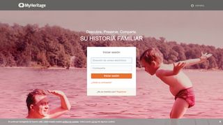 
                            1. Iniciar sesión - MyHeritage