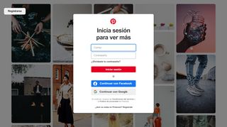 
                            1. Iniciar sesión - Pinterest