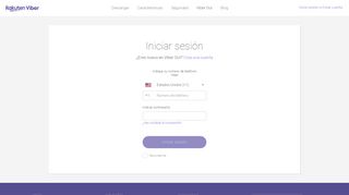 
                            1. Iniciar sesión: Viber Out | Aplicación de llamadas internacionales