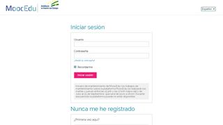 
                            11. Inicie sesión o regístrese | Plataforma MOOC de la Consejería de ...