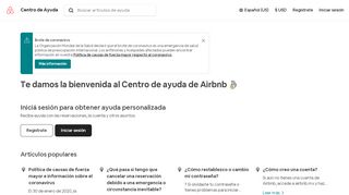 
                            3. Inicio | Centro de ayuda de Airbnb