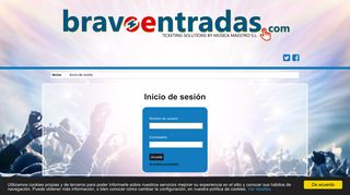 
                            10. Inicio de sesión - Bravo Entradas