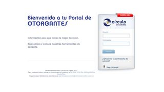 
                            5. Inicio de Sesion - Círculo de Crédito