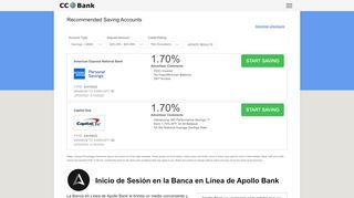 
                            3. Inicio de Sesión en la Banca en Línea de Apollo Bank - CC Bank