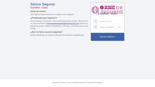 
                            5. Inicio de sesión - Sancor Seguros