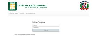 
                            2. Inicio Sesión - Consulta Para Proveedores - Contraloría General de la ...