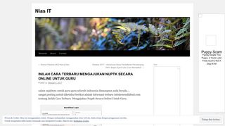 
                            10. inilah cara terbaru mengajukan nuptk secara online untuk guru - Nias IT