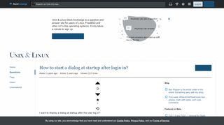 
                            3. init.d - How to start a dialog at startup after login in? - Unix ...