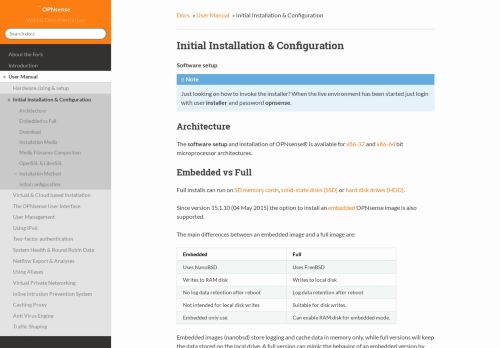 
                            12. Initial Installation & Configuration — OPNsense Wiki ...