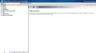 
                            4. Initial Login - Micro Focus Documentation