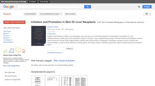 
                            6. Initiation and Promotion in Skin Or Liver Neoplasia: A 65 Year ...