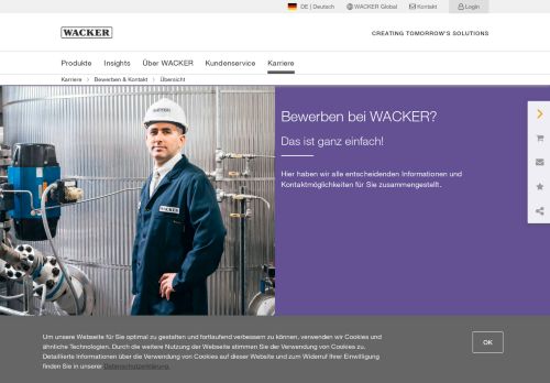 
                            7. Initiativbewerbung Deutschland - Wacker Chemie AG