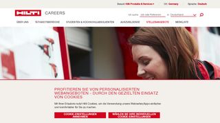 
                            12. Initiativbewerbung | Hilti Germany - Hilti Stellenangebote weltweit