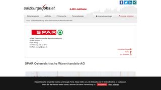 
                            13. Initiativbewerbung: SPAR Österreichische Warenhandels-AG ...