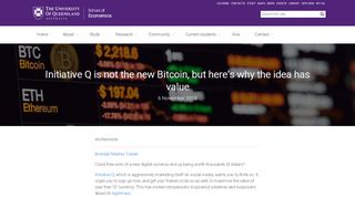 
                            11. Initiative Q is not the new Bitcoin, but here's why the idea ...