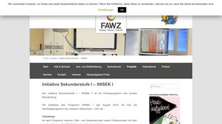 
                            11. Initiative Sekundarstufe I – INISEK I - Fürstenwalder Aus- und ...