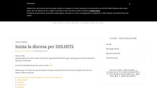 
                            7. Inizia la discesa per DDLHITS – hackerscrackers Blog