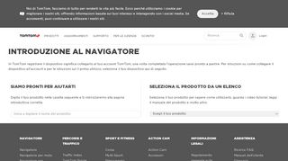 
                            8. Inizia subito - Registrazione e uso del prodotto - TomTom - Navigatore