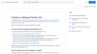 
                            4. Iniziare a utilizzare Family Link - Guida di Google For Families
