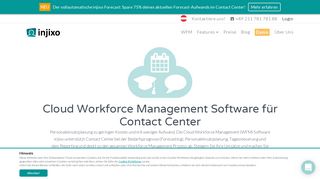 
                            5. injixo: Cloud Workforce Management für Contact Center