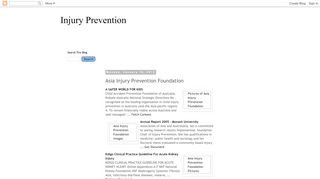 
                            10. Injury Prevention: Asia Injury Prevention Foundation