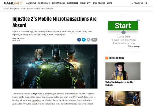 
                            13. Injustice 2's Mobile Microtransactions Are Absurd – Game Rant
