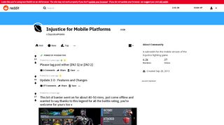 
                            6. Injustice for Mobile Platforms - Reddit