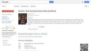 
                            4. Injustice: Gods Among Us Game Guide (Unofficial) - Resultado de Google Books