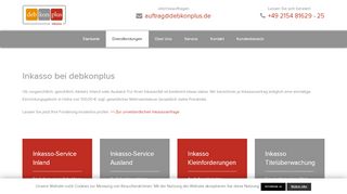 
                            3. Inkasso – Debkonplus Inkasso