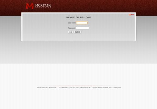 
                            12. inkasso online - login - Mortang Advokater | Inkasso Online