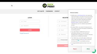 
                            3. Inksoft Login - Kick Print