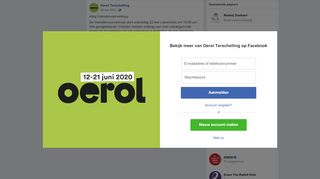 
                            3. Inlog Vriendenvoorverkoop De... - Oerol Terschelling | Facebook