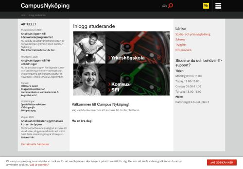 
                            1. Inlogg studerande - campusnykoping.se