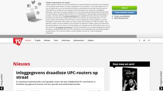 
                            12. Inloggegevens draadloze UPC-routers op straat | Totaal TV