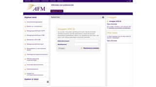 
                            2. Inloggen AFM ID - Digitaal loket