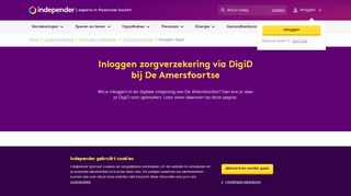 
                            5. Inloggen bij De Amersfoortse: DigiD nodig? - Independer