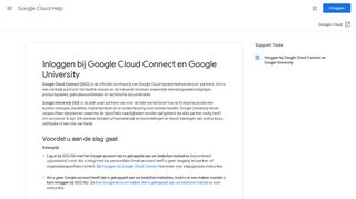 
                            7. Inloggen bij Google Cloud Connect en Google University - Google ...