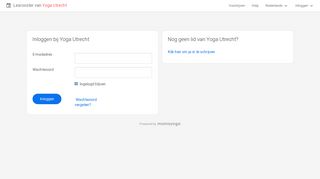
                            2. Inloggen bij Yoga Utrecht - Momoyoga
