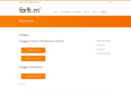 
                            2. Inloggen - Fortium | Fortium HR Solutions