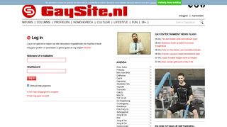 
                            4. Inloggen - GaySite.nl