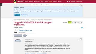 
                            2. Inloggen in de Icidu 300N Router lukt met geen mogelijkheid ...