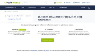 Inloggen in Microsoft Office 365 - Yourhosting