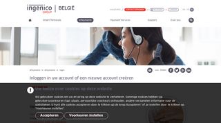 
                            8. Inloggen in uw account / Creëer een account - Ingenico ePayments