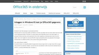 
                            11. Inloggen in Windows10 met je Office365 account