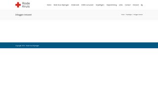 
                            9. Inloggen intranet – Rode Kruis Nijmegen