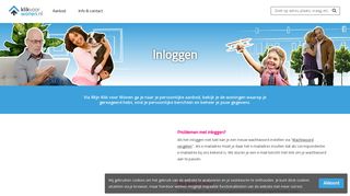 
                            7. Inloggen - Klik voor Wonen