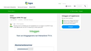 
                            13. Inloggen KPN iTV app | KPN Community - KPN Forum