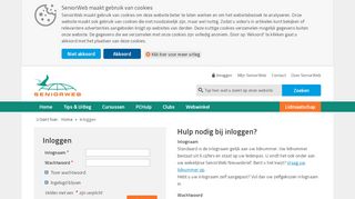 
                            3. Inloggen - log in voor de ledendiensten | SeniorWeb