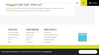 
                            4. Inloggen lukt niet. Wat nu? - Innova Energie